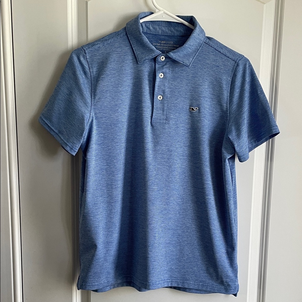 Vineyard Vines Light Blue Polo Shirt Youth Size L